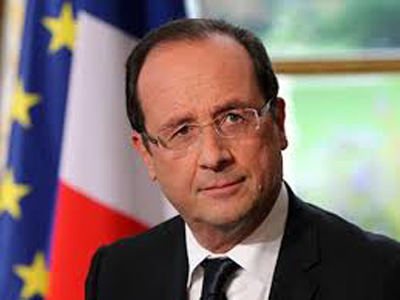 France President, Francois Hollande